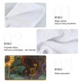 thumbnail image 4 of Haosy 2 Pack Kitchen Wash Cloths with Hanging Loops Absorbent Absorbent Quick Drying Hand Towels, Highland Cow in Sunflowers Field, 4 of 7