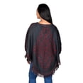 thumbnail image 3 of RWB Womens Poncho Sweater Heather Charcoal M/L, 3 of 3
