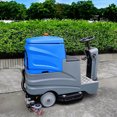 thumbnail image 4 of Fixturedisplays® Ride-On Driving Floor Scrubber Machine Battery Powered Warehouse Industrial Cleaner 21 Inches Clean Width, 3000M2/H Clean Efficiency  60 Day Lead Time 15761, 4 of 12
