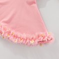 thumbnail image 4 of Wilark Toddler Girls Ballet Dress with Mesh Trim Size 4 T, Knitted Cute Long Sleeve Crew Neck Party Dance Dress Pink, 4 of 6