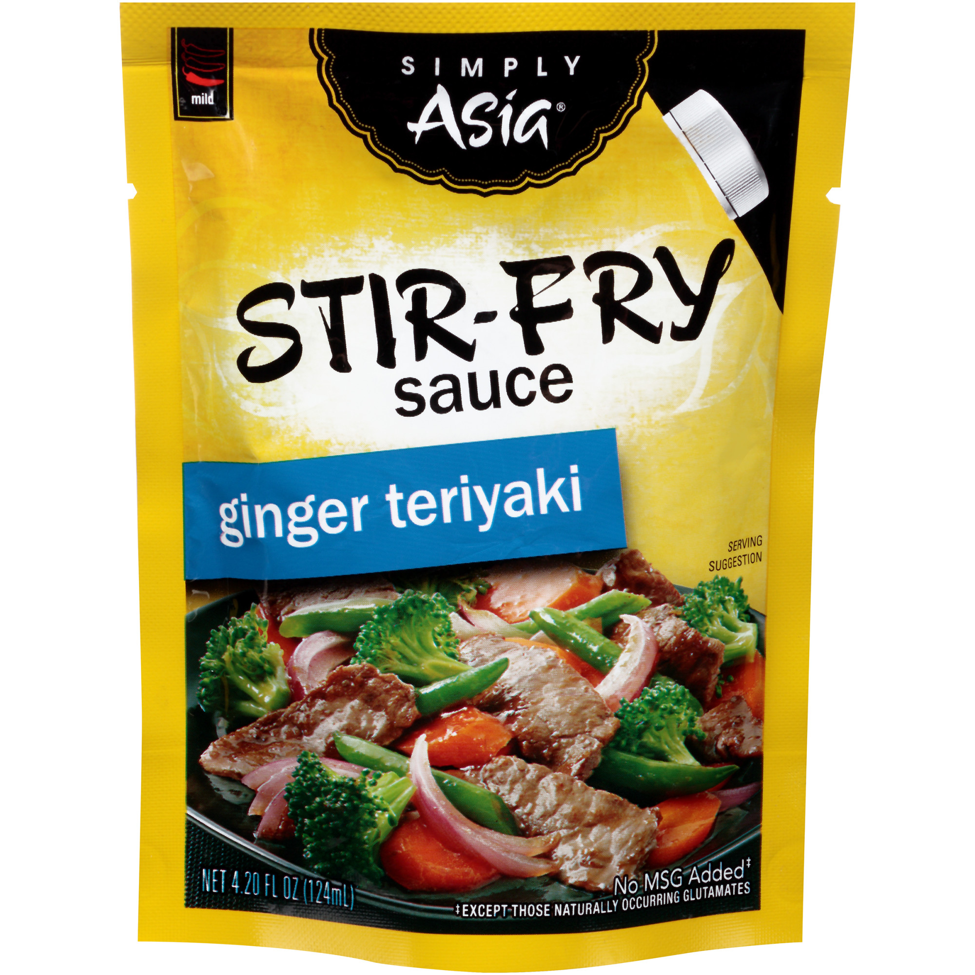 Simply Asia Ginger Teriyaki Stir Fry Sauce, 4.2 fl oz