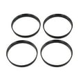 thumbnail image 3 of Rooha 2Pair Car Hub Centering Rings 74.1X72.6 Mm For Bmw Wheel Bore Center Spacer Black Hub Centric Rings Automobile Tire Accessories, 3 of 8