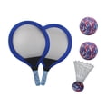 thumbnail image 1 of Miangastore 1 Pair Children's Tennis Badminton Racket Kids Palying Badminton Round Rackets Game Props for Kindergarten Primary School Outdoor Sports (Blue), 1 of 8