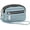 Light Blue, variant on Coin Purse for Women Genuine Leather Small Triple Zipper Coin Wallet Pouch with Removable Wristlet Strap