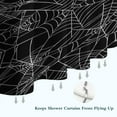 thumbnail image 6 of Spider Web Halloween Pattern Shower Curtain 72"x72" ,Bathroom Decorative Shower Curtains Set with 12 Hooks,Modern Waterproof Washable Shower Curtain, 6 of 6