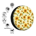 thumbnail image 4 of Naloa European-style Pattern Sunflower PVC Leather Spare Tire Wheel Cover for Car Truck SUV Camper Trailer Universal Fit many size15 inch, 4 of 6