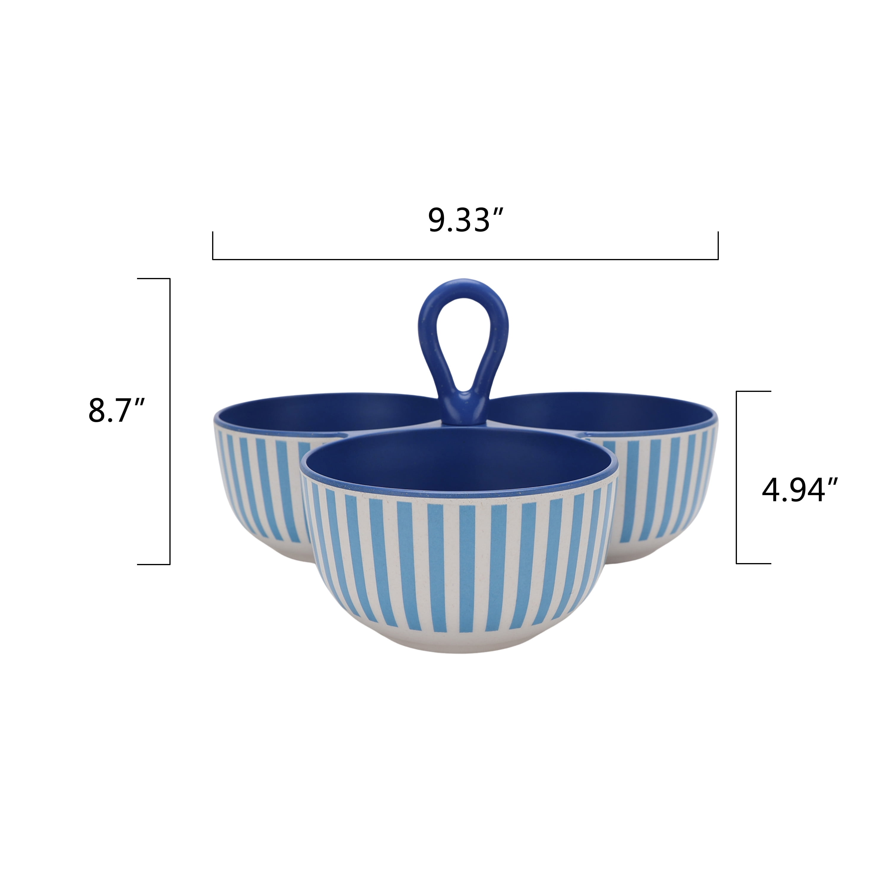 Mainstays by Becky G. & Alejandra Bamboo Melamine Triple Condiment