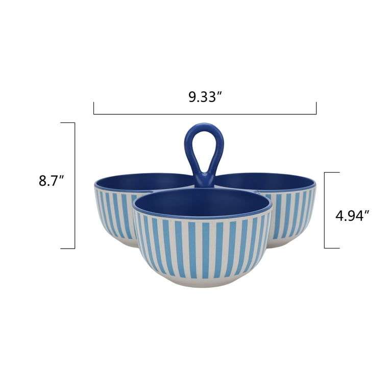 Mainstays by Becky G. & Alejandra Bamboo Melamine Triple Condiment