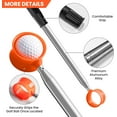 FINGER TEN Golf Ball Retriever Pole for Water Telescopic 9 Feet 12 Ft