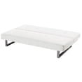 thumbnail image 4 of Glory Furniture Chroma Faux Leather Sleeper Sofa in White, 4 of 4