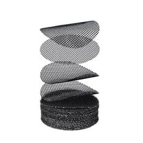 seebee GHRYTY Flower Pot Hole Mesh Pad,50PCS Rounds Drainage Hole Mesh Pad,Prevent Soil Loss and Anti-Slip,Bonsai Bottom Grid Mat,Plant Pots Hole Mesh Pad,Gardening Gifts for Women