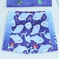 thumbnail image 5 of Staki Boy Sunsuit Swimwear Boys Swim Set - 2 Piece Quick Dry Sun Protection Kids Rash Guard Short Sleeve Swim Shirt and Boys Swim Trunks 2T 3T 4T Blue,2-3 Years, 5 of 8