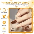 thumbnail image 5 of 6Pcs Gel Polish Set, 6 Vibrant Colors UV Gel Nail Polish Red Blue Green Christmas Gift for Women Girls, 5 of 7