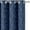 Dark Blue, variant on Vargottam Leaf Vine Design Blackout Curtains - Set of 2 Panels, 42 x 72 Inches Each - Light Blocking & Thermal Insulated Drapes with Grommet Top for Bedroom & Living Room - Green