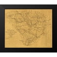 thumbnail image 2 of Hotchkiss 18x15 Black Modern Framed Museum Art Print Titled - South Carolina - Hotchkiss 1880, 2 of 5