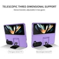 thumbnail image 6 of for Samsung Galaxy Fold5 Case, [Snug Touch Matte ] Military Grade Shockproof Protective Phone Case with Kickstand for Samsung Galaxy Fold 5 LTT Purple, 6 of 18