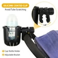 thumbnail image 2 of Bundlepro Baby Stroller Wheelchair Drink Cup Holder,4.3" Height,6.7" Length,0.35 lbs Weight,Black, 2 of 8