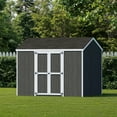 thumbnail image 2 of Little Cottage Co. 8x10 Value Gable Shed with Side Entry and Floor, Outdoor Wood Storage Do-It-Yourself Kit, 2 of 13
