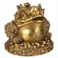 thumbnail image 3 of Adorno de Sapo de Cobre Feng Shui, Figura de Sapo de Patas para Sala de Estar, Tienda, Escritorio., 3 of 8