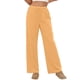 thumbnail image 1 of Amzcrzy Pantalones Mujer A Rayas Informales Cintura Alta Cordón Elástico Tipo Bóxer Cómodos Holgados Anchos Con Bolsillos Tallas S-2XL Amarillo, 1 of 8