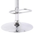 thumbnail image 4 of Taburete de bar Armen Living Adele ajustable, giratorio, gris nogal, 4 of 7