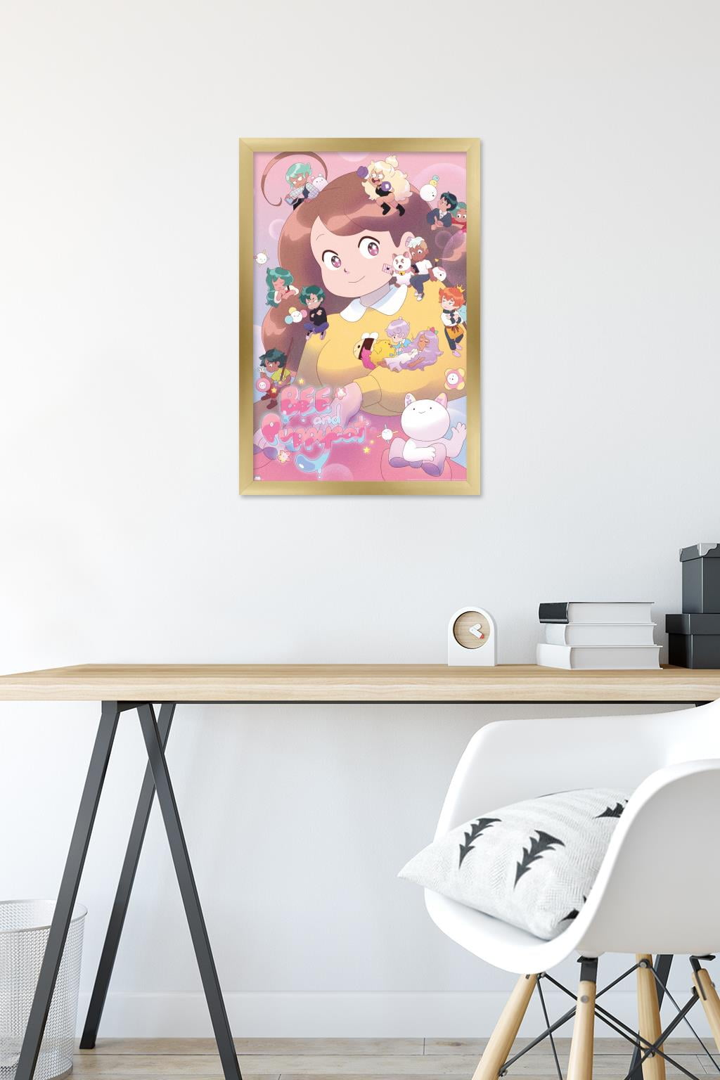Bee and Puppycat - Group Key Art Wall Poster, 14.725" x 22.375" Framed