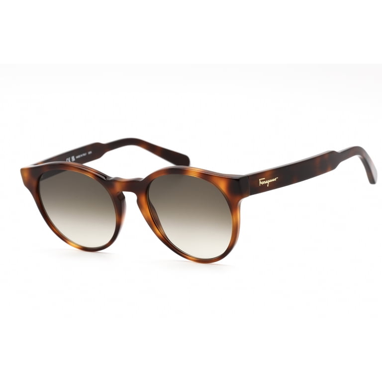 Salvatore Ferragamo Brown Gradient Round Ladies Sunglasses  display picture 1