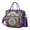 Purple-27, variant on Bohemian Reusable Lunch Tote for Women, Insulated Large Cooler Bag with Retro Style, Dual Compartments & Shoulder Strap for Office, Travel or Gifts