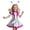 Hot Pink, variant on Girls Alien Robot Dress, Shiny Metallic Skater Dress with Antenna Headband, Halloween