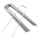 thumbnail image 1 of Estacas de jardín en forma de U de 6 pulgadas, 25 piezas, estacas en forma de S galvanizadas para paisajismo, 1 of 8