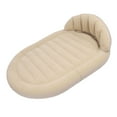 thumbnail image 1 of Inflatable Mattress, PVC Camping Mattress 2 Person with Backrest for Indoor, 1 of 7