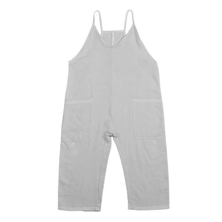 

Girls Casual Sleeveless Jumpsuits Spaghetti Strap Comfortable Loose Overalls Rompers Long Pants with Pocket 1 Piece Overalls First Birthday Outfit Girls Baby Dresses 3 Months Baby Girl Birthday Dress