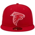 thumbnail image 2 of Men's New Era Scarlet Atlanta Falcons 1994 Hawaii Pro Bowl Main Patch 59FIFTY Fitted Hat, 2 of 6