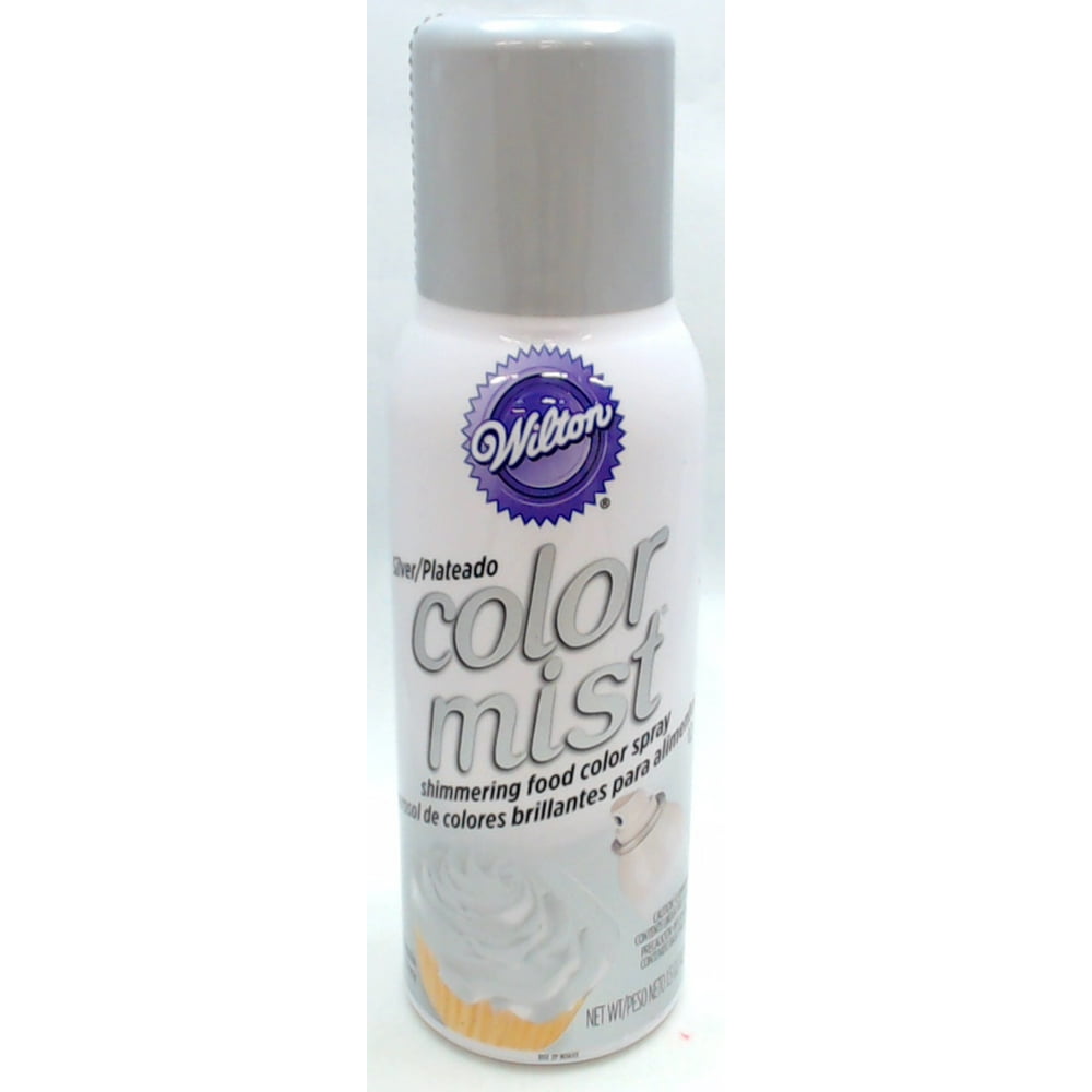 7105521, Wilton 1.5 Oz Silver Color Mist Shimmering Food Color Spray