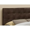 thumbnail image 4 of Bed Headboard Only Queen Size Bedroom Upholstered Pu Leather Look Brown, 4 of 5