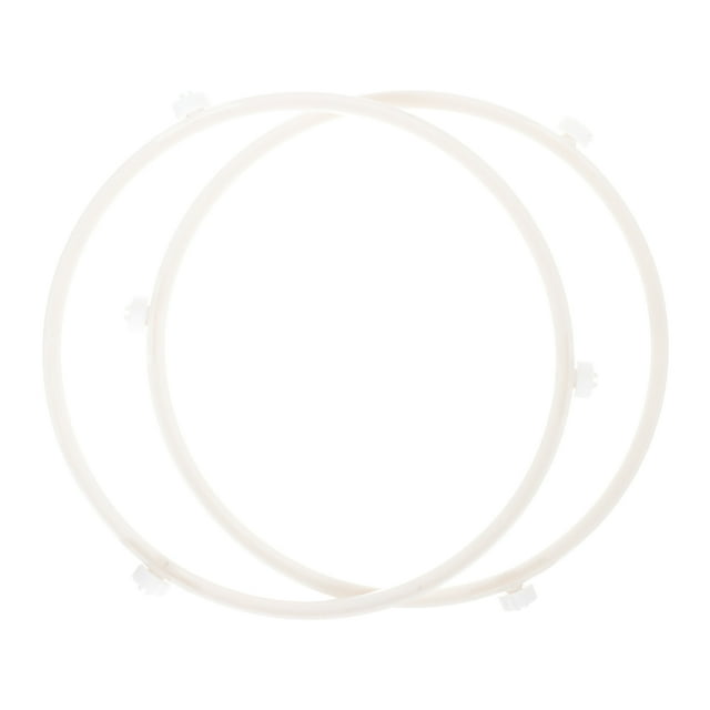 Miangastore Microwave Turntable Roller Ring Made of Durable PPS Material for Kitchen Use Light Yellow Fits 17 8cm Plates