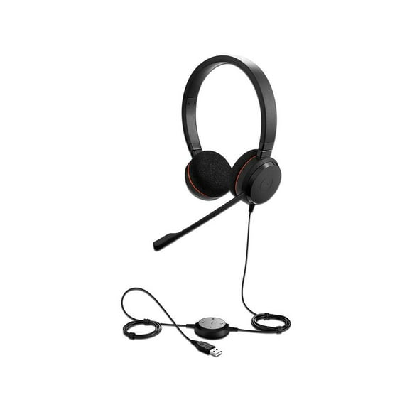 Audífonos con Micrófono Jabra Evolve 20 MS stereo USB Color Negro