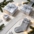 thumbnail image 6 of WWG Cloth Ribbon, Flexible Pliable Holiday Ribbon, Sturdy Long Lasting, Effortless to Cut, Decorative for Gift Boxes, Wreaths, Fences, Christmas, Home, Party, Gift Packaging, Includes 1 Roll, 6 of 6
