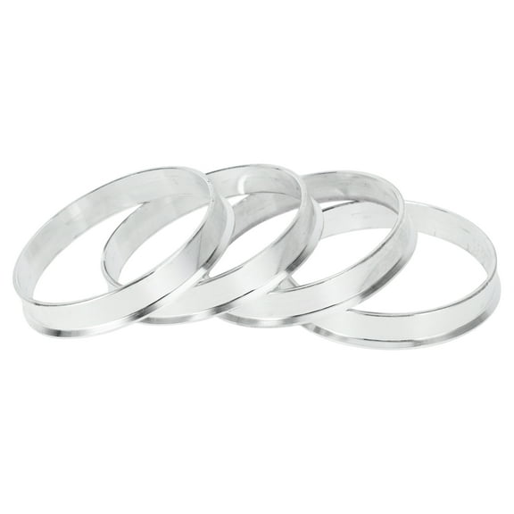 Unique Bargains Hub Centric Rings, 54.1mm ID to 57.1mm OD Vehicle Wheel Hubrings Aluminum Alloy, 4 Pcs