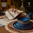 thumbnail image 4 of Yellowstone 12-Piece Ceramic Dinnerware Set, John Collection, 4 of 6