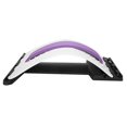 thumbnail image 1 of Back Massage Stretcher Pain Relief Lumbar Spine Stretcher Relaxation Posture CorrectorWhite Purple, 1 of 4