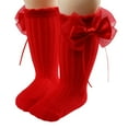 thumbnail image 3 of Baby Bow Socks Toddlers Boys Girls Children Kids Socks Toddler Shoes Socks Socks Floor Socks Baby Socks with Grips Socks for Baby Girls 6-12 Months, 3 of 6