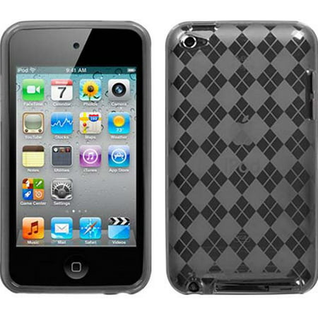 NEW SMOKE PLAID TPU CANDY SKIN CASE COVER FOR APPLE iPOD TOUCH 4 4G 4TH