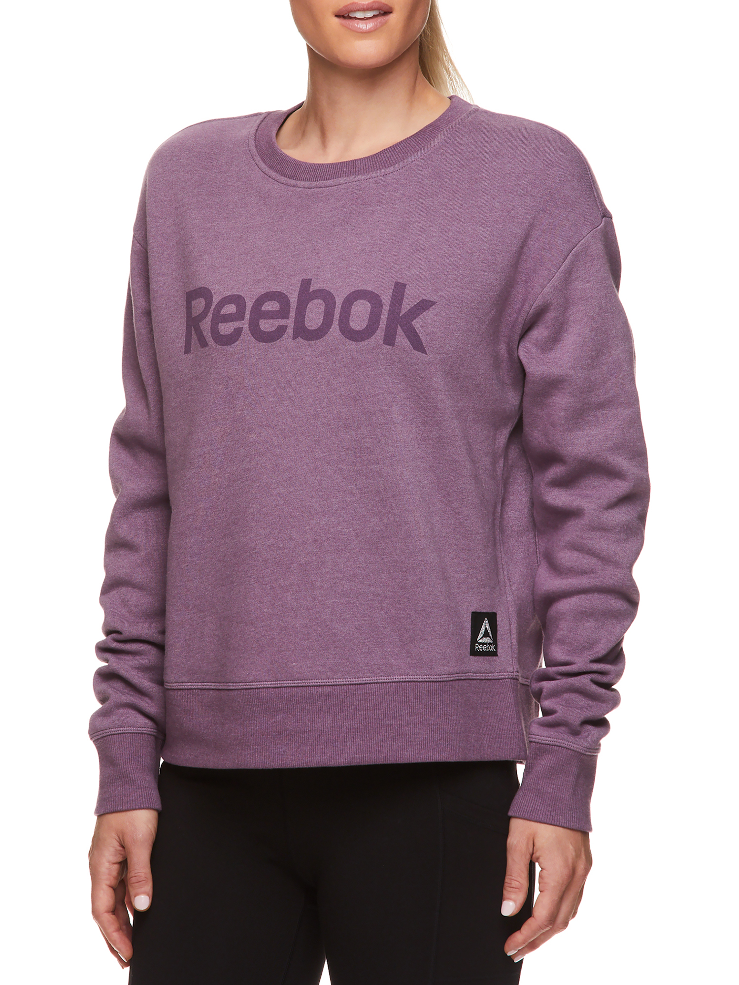 Reebok Womens Cozy Crewneck Sweatshirt with Graphic - image 2 of 4
