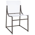 thumbnail image 6 of Jillian 5-piece Round Mirror Top Dining Set Black Nickel, 6 of 15