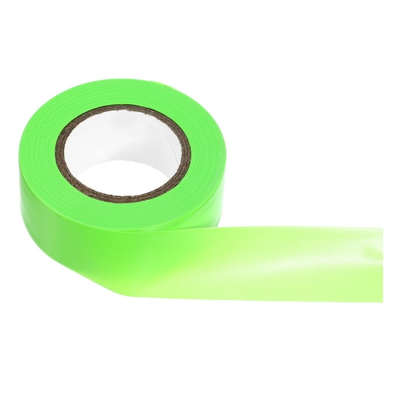 OATIPHO Fluorescent Light Green Non Adhesive Flagging Tape for Outdoor Safety Marking and Boundary Warning