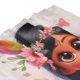 thumbnail image 3 of Cortina de ducha Pocahontas, juego de cortinas de ducha con dibujos animados encantadores para niños, niñas, dormitorio universitario, baño, accesorios de decoración de bañera a prueba de agua con 12, 3 of 8