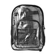 thumbnail image 2 of Bolso de hombro transparente, bolso organizador hermético, gran capacidad, mochila escolar para estudiantes, tendencia de moda, bolso de hombro universal para hombres y mujeres Akmoler, 2 of 6