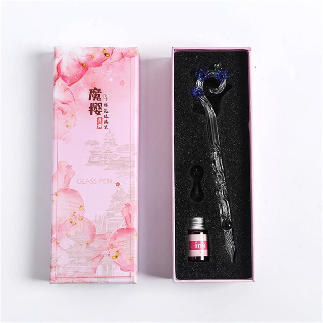 Feltree Calligraphy Glass Dip Pen Ink Set Calligraphy Glass Dip Pen Ink Set Calligraphy Glass Dip Pen Ink Set 5ml