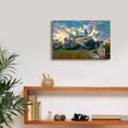 thumbnail image 6 of Epic Graffiti 'Germany Lower Saxony Marienburg Castle' by Pedro Gavidia, Canvas Wall Art, 18"x12", 6 of 8
